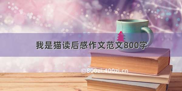 我是猫读后感作文范文800字