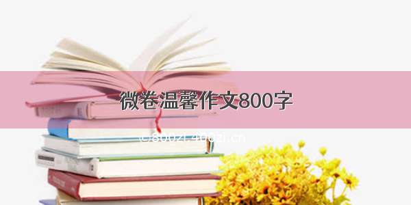 微卷温馨作文800字