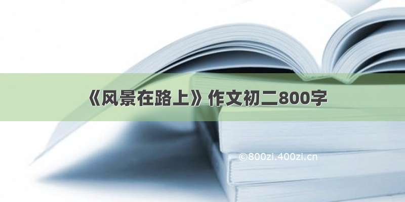 《风景在路上》作文初二800字