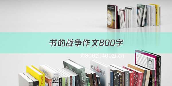 书的战争作文800字