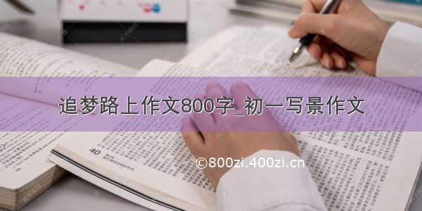 追梦路上作文800字_初一写景作文