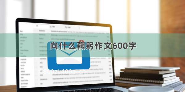 向什么鞠躬作文600字