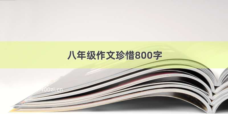 八年级作文珍惜800字