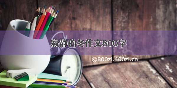 寂静的冬作文800字