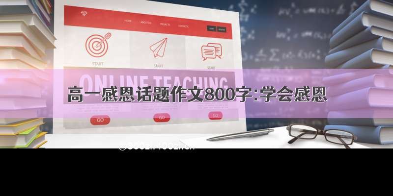 高一感恩话题作文800字:学会感恩