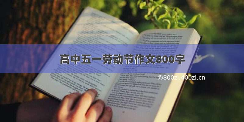 高中五一劳动节作文800字