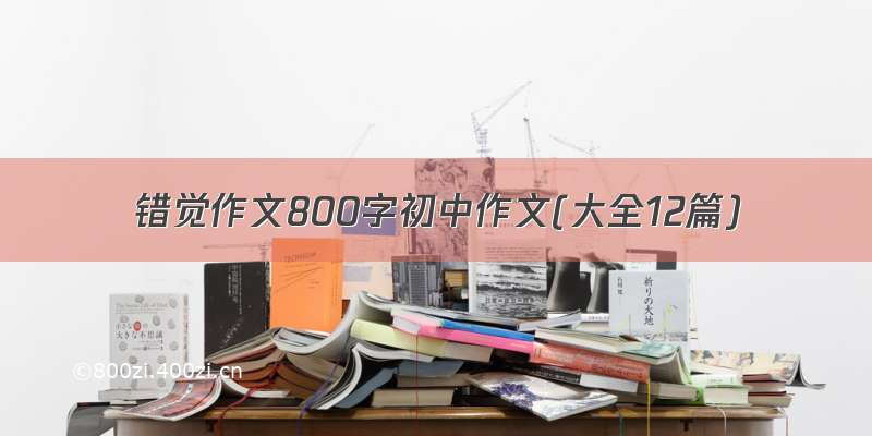 错觉作文800字初中作文(大全12篇)