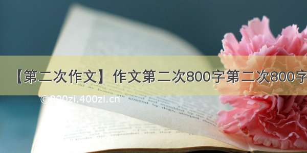 【第二次作文】作文第二次800字第二次800字