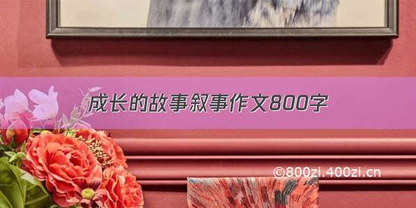 成长的故事叙事作文800字